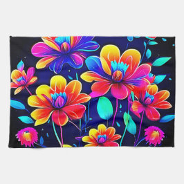 Paño De Cocina Vivid Floral Bouquet