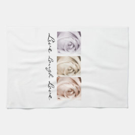 Paño De Cocina vivo, risa, ame floral