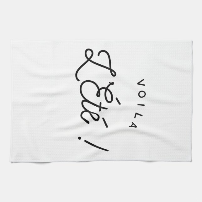 Paño De Cocina voilà l'été (Horizontal)