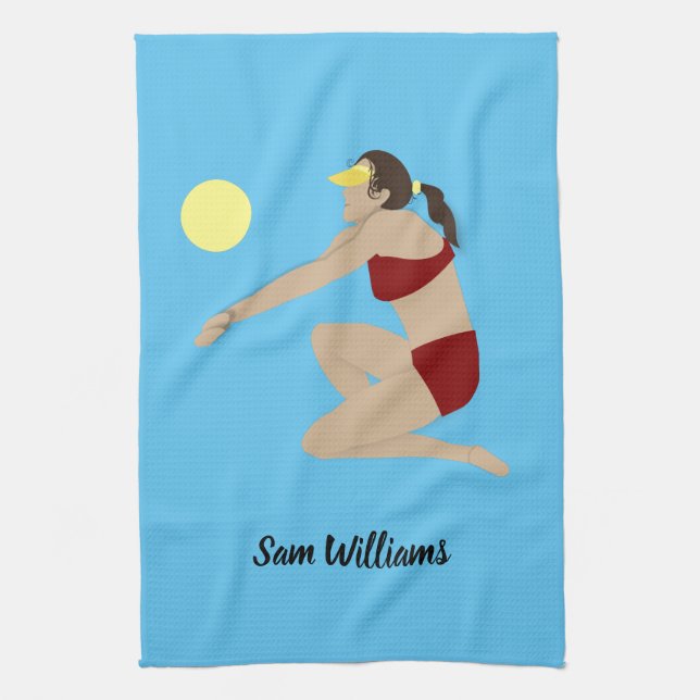 Paño De Cocina Voleibol playa (Vertical)
