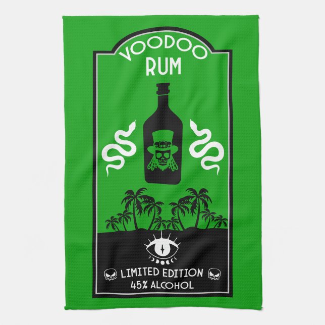 Paño De Cocina Voodoo Rum caribeño (Vertical)
