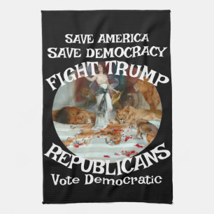 Paño De Cocina Vota político FW FV HG Trump Partido Republicano
