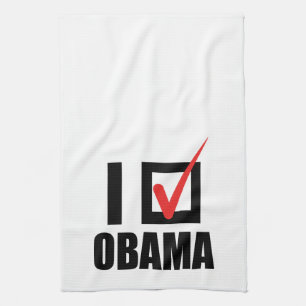 PAÑO DE COCINA VOTÉ A OBAMA BW - .PNG