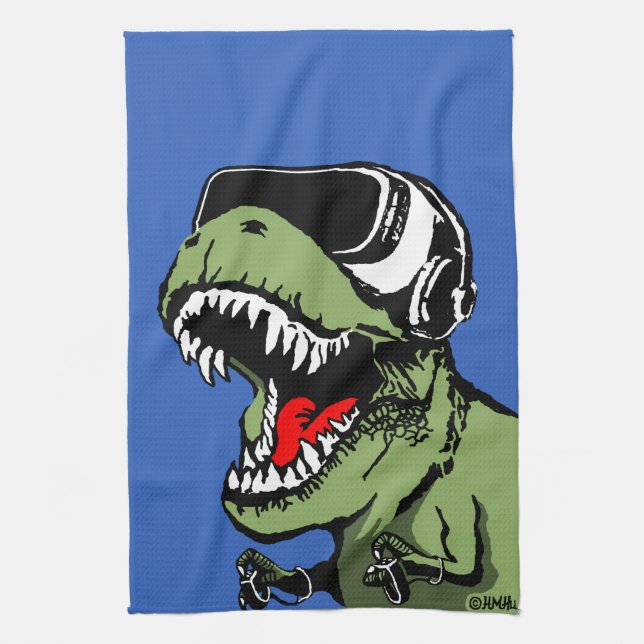 Paño De Cocina VR T-rex (Vertical)