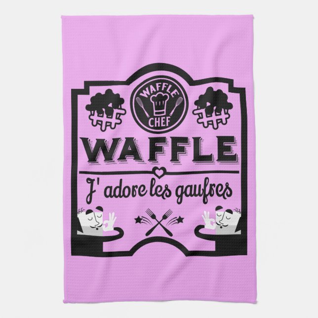 Paño De Cocina Waffles de Bélgica (Vertical)