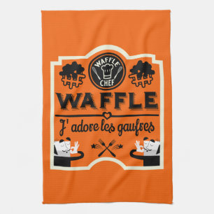 Paño De Cocina Waffles de Francia