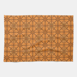 Paño De Cocina Warm Ornamental Lattice Tile 