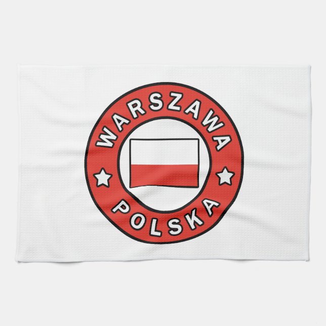 Paño De Cocina Warszawa Polska (Horizontal)