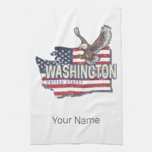 Washington State United States Map USA Souvenir