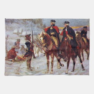 Paño De Cocina Washington y Lafayette en el ~ de la fragua del