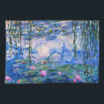 Paño De Cocina Water Lilies, 1919, pintura de Claude Monet<br><div class="desc">Water Lilies,  famosa pintura del impresionista Oscar-Claude Monet</div>