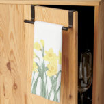 Paño De Cocina Watercolor Daffodil<br><div class="desc">¡Dejen que este soleado ilustracion de daffodils amarillos ilumine su cocina o su cuarto de polvo! Justo a tiempo para la primavera.</div>