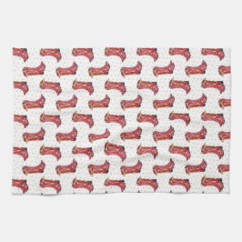 Paño De Cocina Watercolor de Navidades Vaqueras