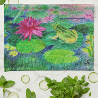 Paño De Cocina waterlilly elve