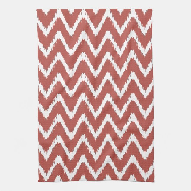 Paño De Cocina Watermelon Southern Cottage Chevrons (Vertical)