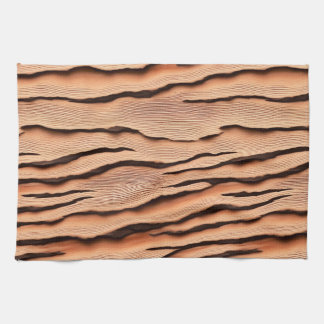 Paño De Cocina Wavy Wood‑Grain Pattern 