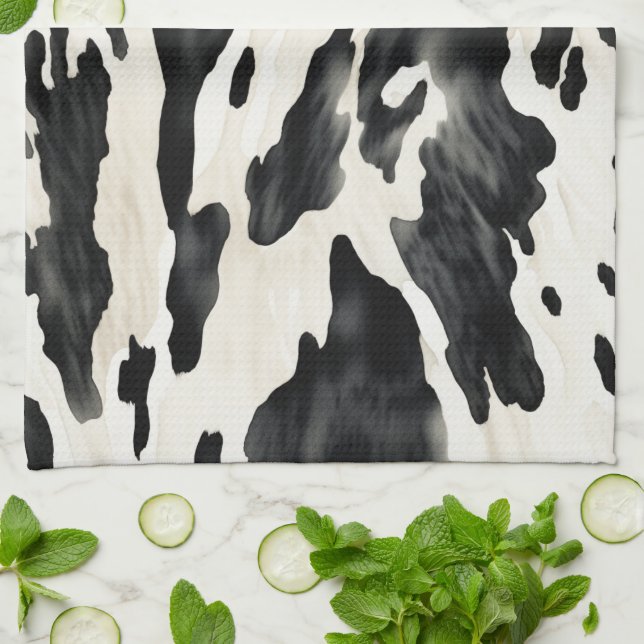 Paño De Cocina Western Farm Animal Cow (Doblado)