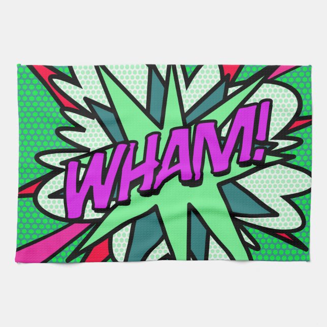 Paño De Cocina WHAM Comic Book Guay Modern (Horizontal)
