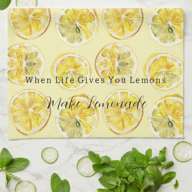 Paño De Cocina When Life Gives You Lemons (Doblado)