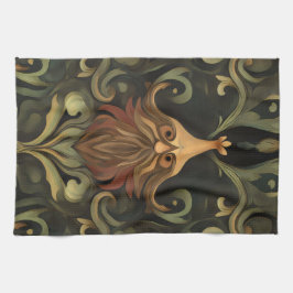 Paño De Cocina Whimsical Bearded Guardian