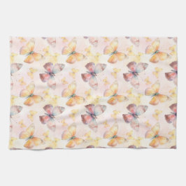 Paño De Cocina Whimsy mariposa acuarela