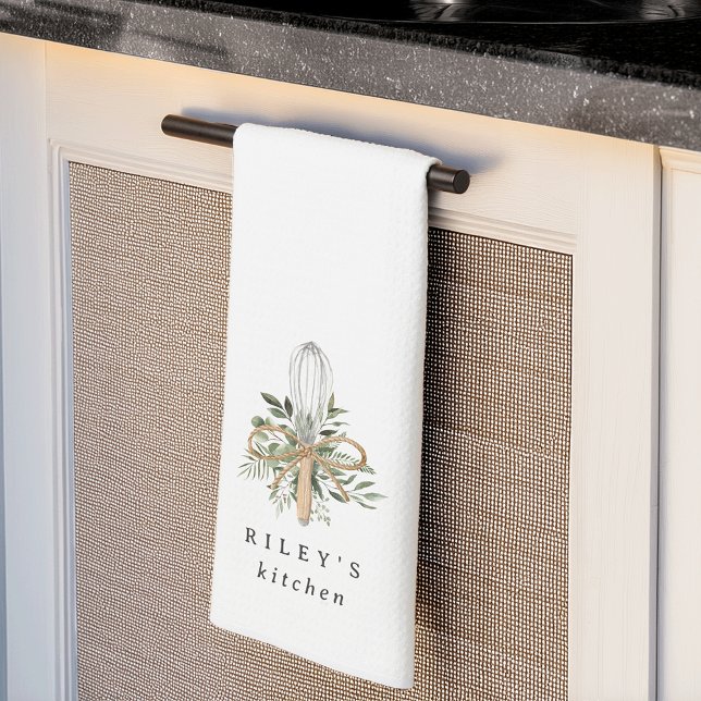 Paño De Cocina Whisk Botánico Personalizado (Subido por el creador)