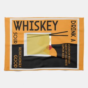 Paño De Cocina Whiskey Sour Cocktail