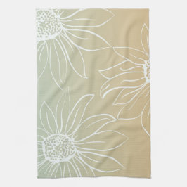 Paño De Cocina White Daisies
