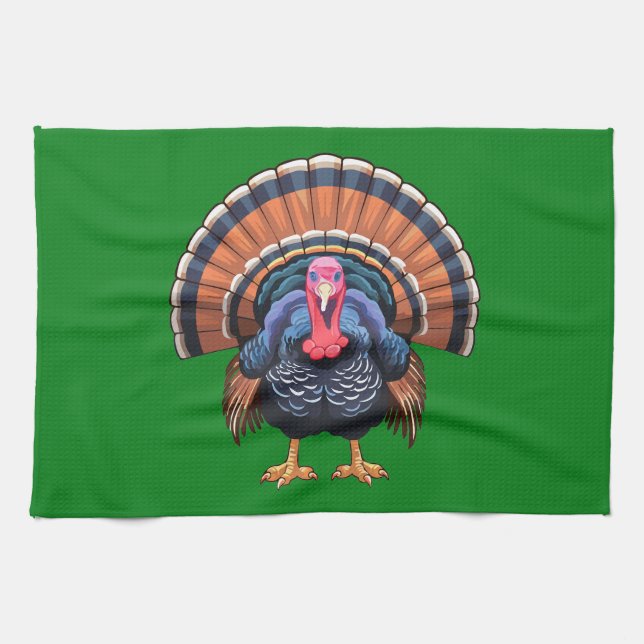 Paño De Cocina Wild turkey (Horizontal)