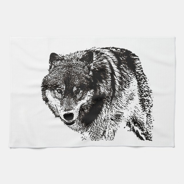 Paño De Cocina Wild Wolf (Horizontal)