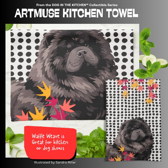 Paño De Cocina WILLEM chow negro  (Subido por el creador)