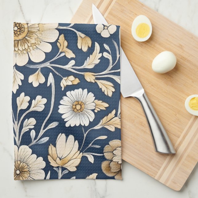 Paño De Cocina William Morris (Doblado Cuarto)