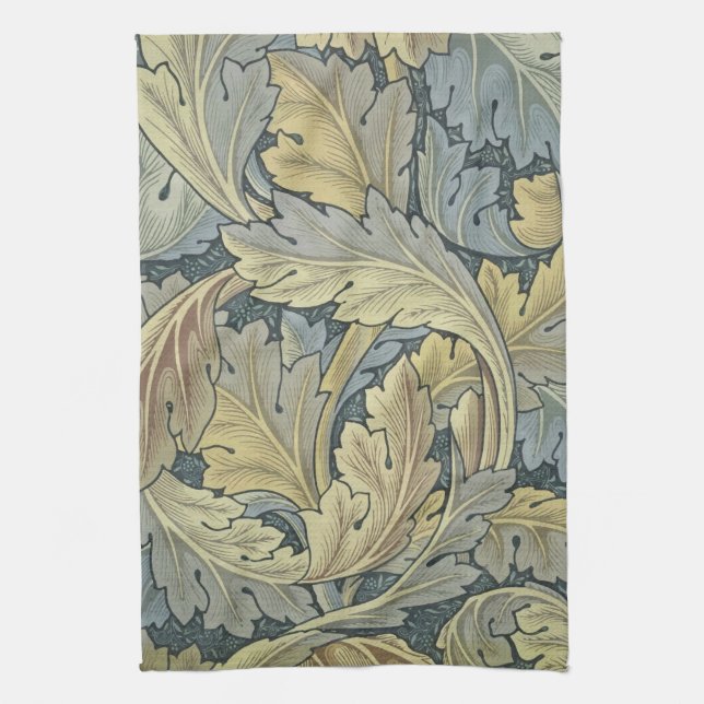 Paño De Cocina William Morris Acanthus deja el Art Nouveau floral (Vertical)