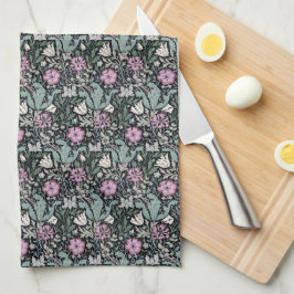 Paño De Cocina William Morris Amapola Rosa Botánico Victoriano 