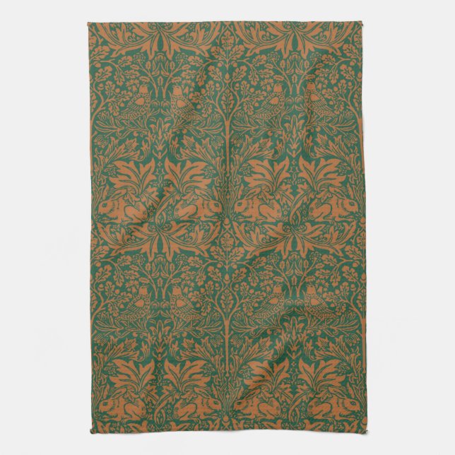 Paño De Cocina William Morris Brer Rabbit Design (Vertical)