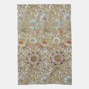 Paño De Cocina William Morris Corncockle Botánico Floral Viña