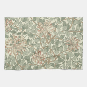 Paño De Cocina William Morris Honeysuckle Green Floral