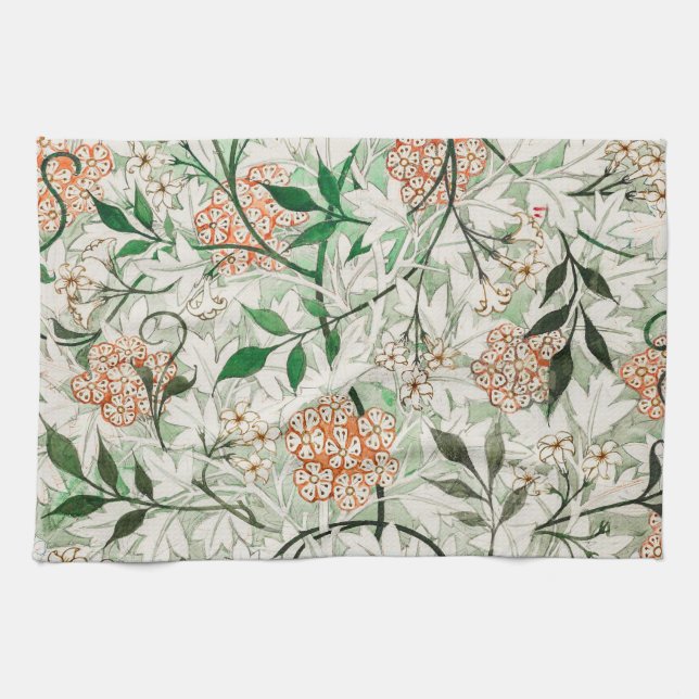 Paño De Cocina William Morris Jasmine Garden Flower Classic (Horizontal)