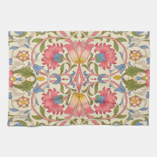 Paño De Cocina William Morris Lodden Patrón Floral Pastel 