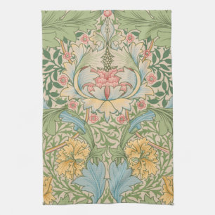 Paño De Cocina William Morris Myrtle Flor Floral Botánica