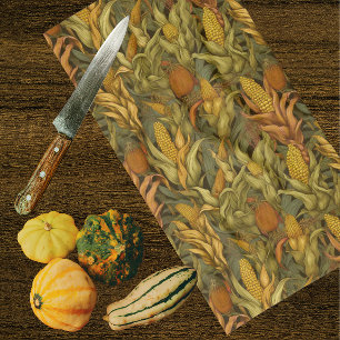 Paño De Cocina William Morris Otoño Maíz Retro