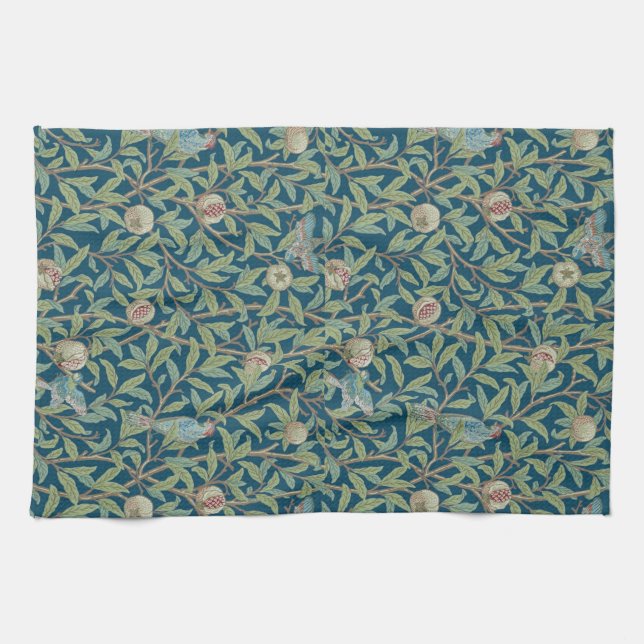 Paño De Cocina William Morris "Pájaro y Granada"  (Horizontal)