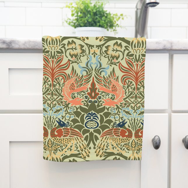Paño De Cocina William Morris Peacock y Dragon (Subido por el creador)