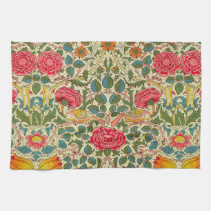 Paño De Cocina William Morris Rosa Floral Chintz Pink