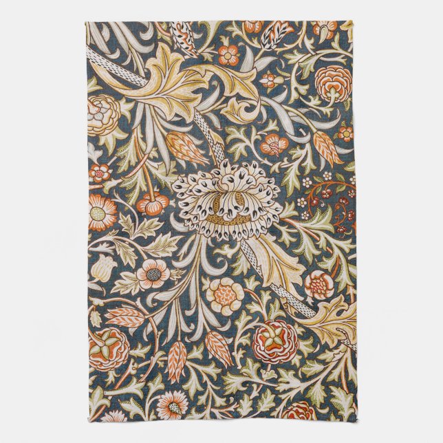 Paño De Cocina William Morris Trent Garden Flower Pattern Classic (Vertical)