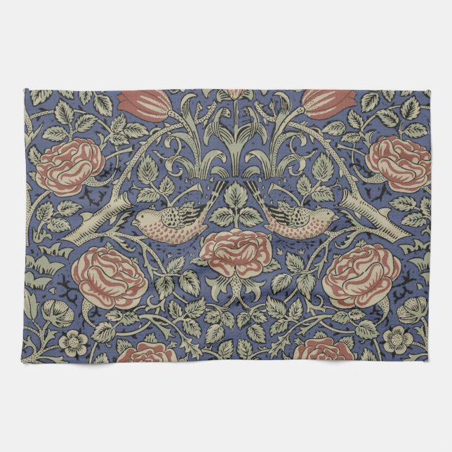 Paño De Cocina William Morris Tudor Rosa Wallpaper (Horizontal)