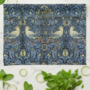 Paño De Cocina William Morris Vintage Floral Bird