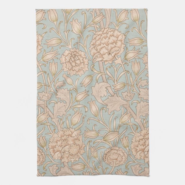 Paño De Cocina William Morris Wild Tulip Flower Floral Design (Vertical)