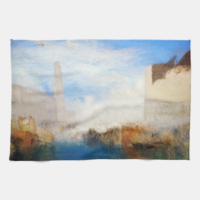 Paño De Cocina William Turner - Venecia, la Piazzetta (Horizontal)