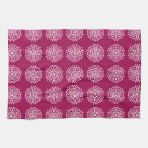 Paño De Cocina Wine Mandala